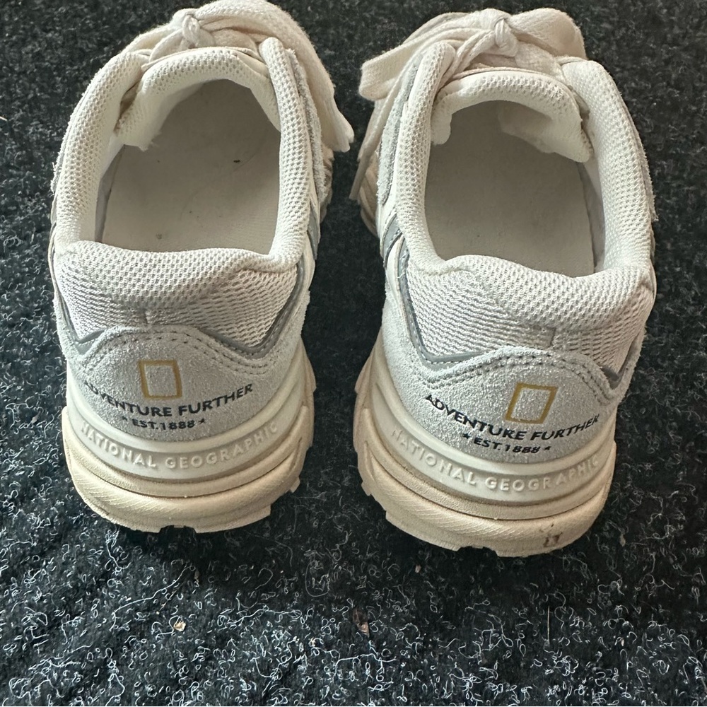 National Geographic Cream and Gray Sneakers - Picture 4 of 6